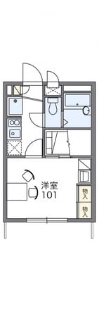 レオパレスアルモワールの物件間取画像